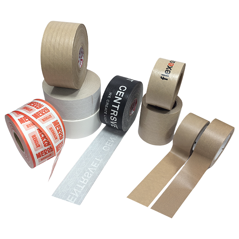 custom printed kraft paper tape roll