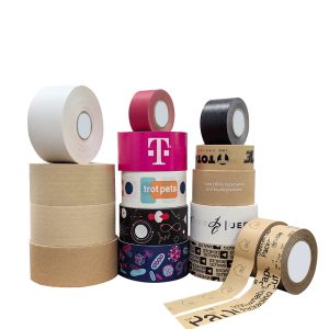 custom printed kraft paper tape with logo