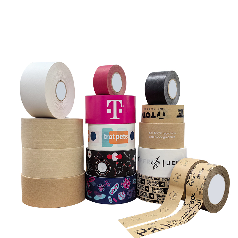 custom printed kraft paper tape with logo