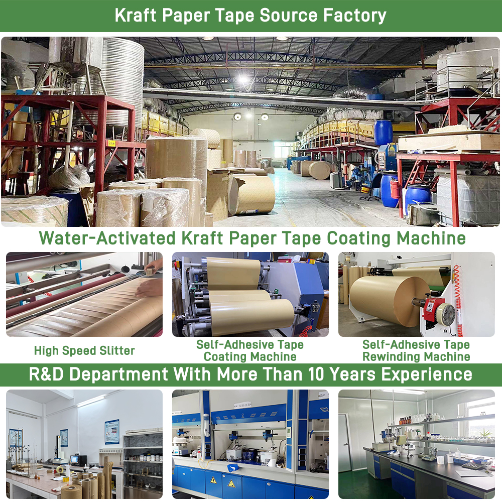custom printed kraft tape production