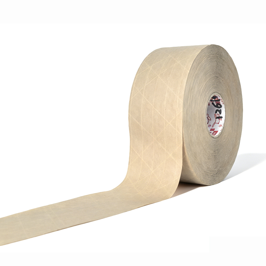BJ-125D High-Tensile Reinforced Water-Activated Kraft Tape for Carton Sealing - Image 6