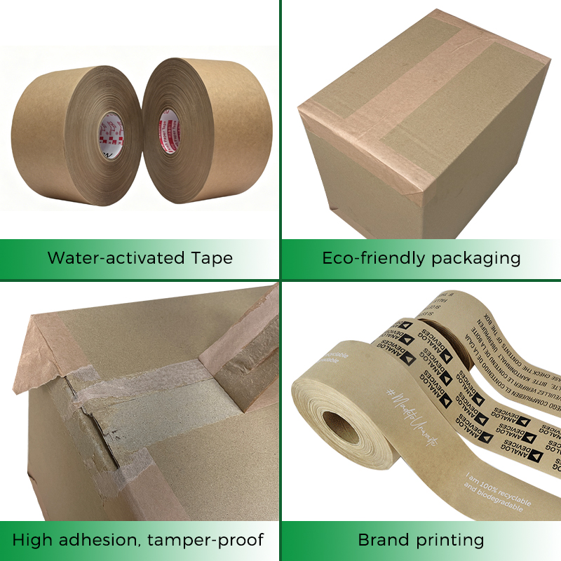 BJ-N650H water activated kraft paper tape roll
