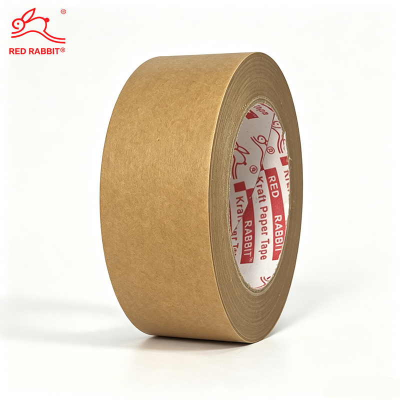 BJ-K2 flexible kraft paper tape fitting carton surface