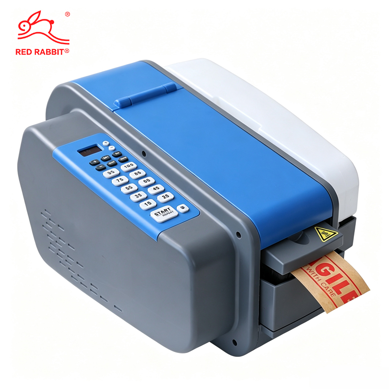 Automatic kraft paper tape dispenser with 30 cm per second output