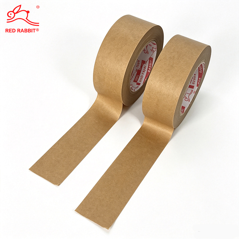 BJ-K2 high adhesion kraft paper tape with 16.3 N per 25mm peel adhesion
