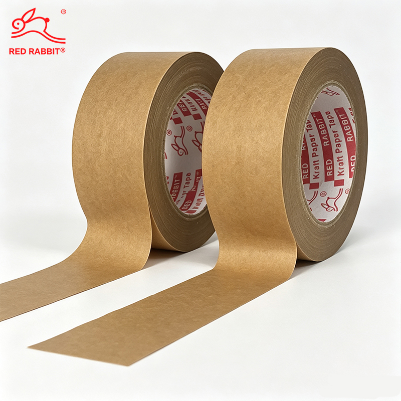 BJ-K2 self adhesive kraft paper tape for carton sealing
